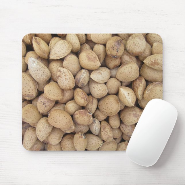 Mousepad Amêndoas Querem Padrões de outono (Com mouse)