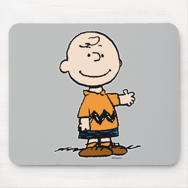 Mousepad Amendoins | Charlie Brown (Frente)