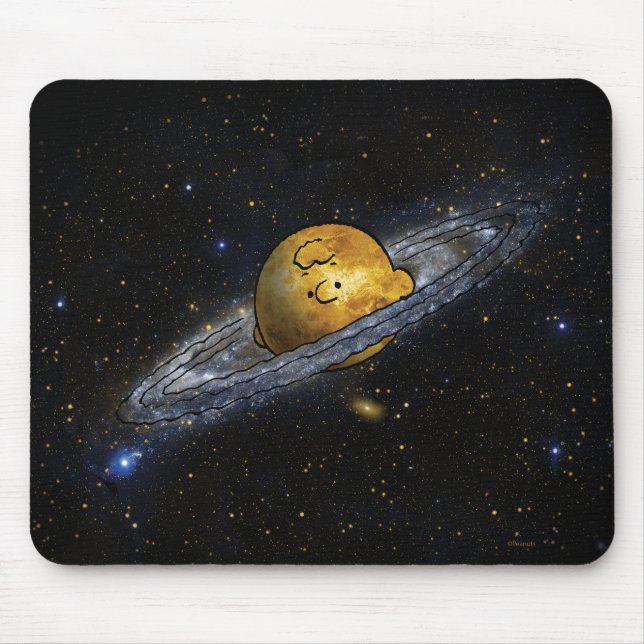 Mousepad Amendoins | Charlie Brown Spaced Out (Frente)
