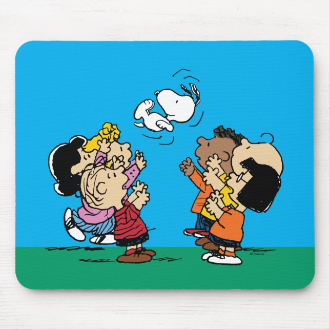 Mousepad Amendoins | Divertimento entre amigos (Frente)