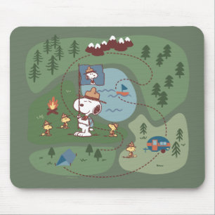 Mousepad Amendoins Estalados no canteiro de montanha