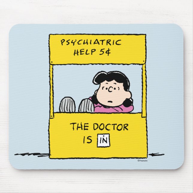 Mousepad Amendoins | Lucy & the Doctor In (Frente)