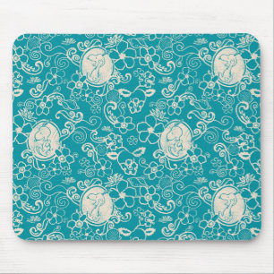 Mousepad Amendoins Padrão Tropical de Praia Tropical de S