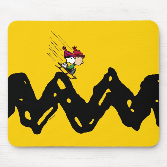 Mousepad Amendoins | Passeio Snoopy & Linus (Frente)