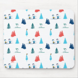 Mousepad Amendoins Pele de inverno o padrão das manchas