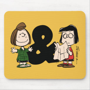 Mousepad Amendoins Peppermint Patty & Marcie