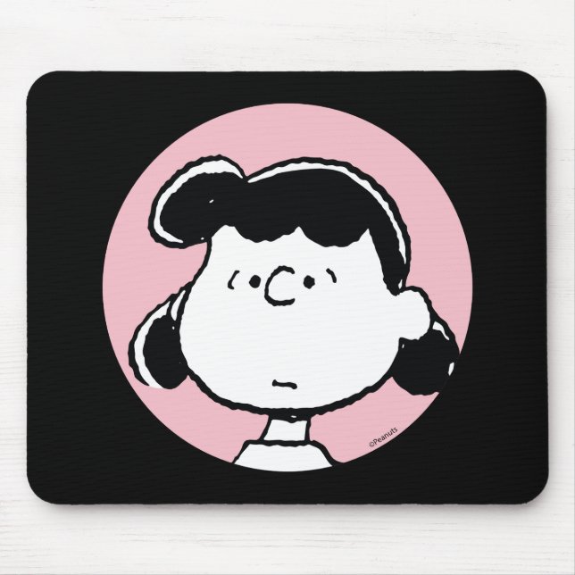 Mousepad Amendoins | Rostos da Lucy (Frente)
