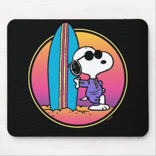 Mousepad Amendoins   Snoopy Beach Beagle