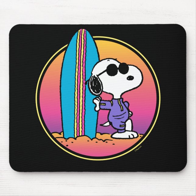 Mousepad Amendoins | Snoopy Beach Beagle (Frente)