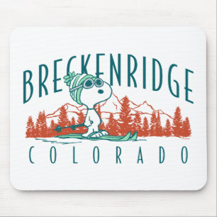 Mousepad Amendoins Snoopy Breckenridge Colorado