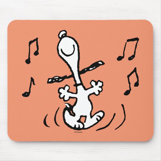Mousepad Amendoins | Snoopy Dancing (Frente)