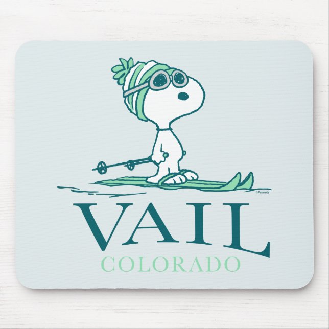 Mousepad Amendoins | Snoopy Vail Colorado (Frente)
