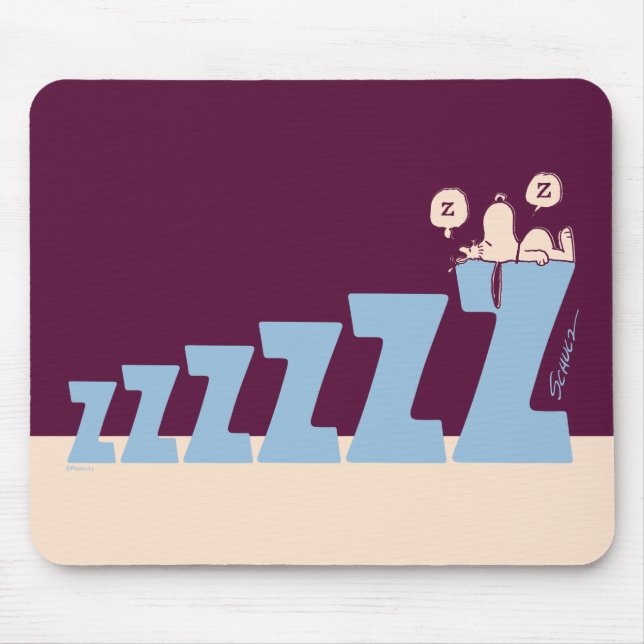 Mousepad Amendoins | Snoopy & Woodstock Nap (Frente)