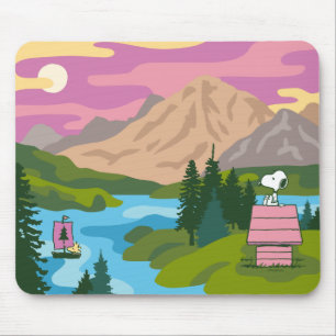 Mousepad Amendoins   Snoopy & Woodstock O Excelente No Exte