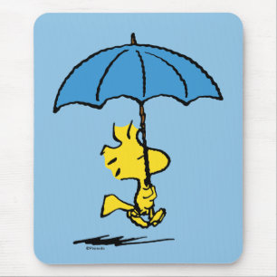 Mousepad Amendoins Woodstock Blue Umbrella