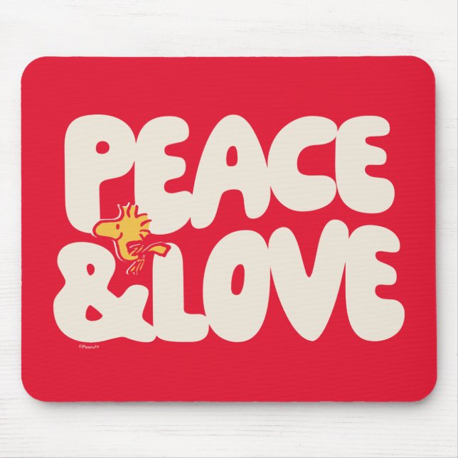 Mousepad Amendoins | Woodstock de Paz e Amor (Frente)