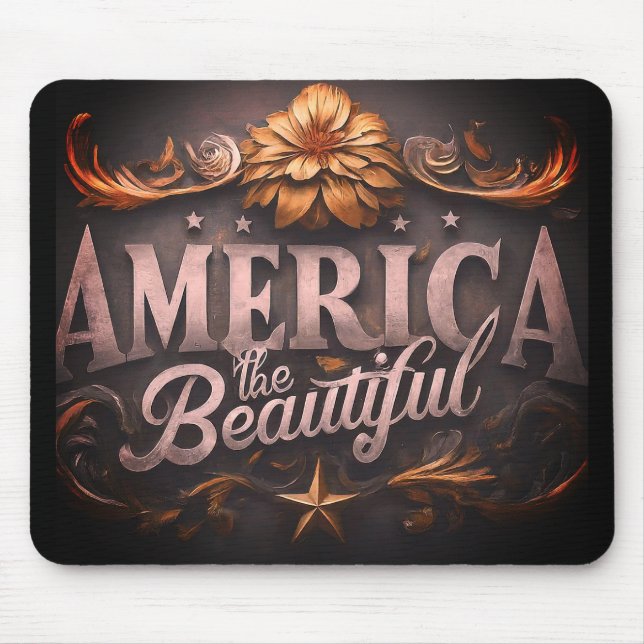 Mousepad América, a beleza (Frente)