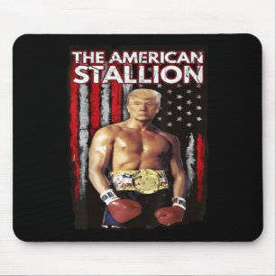 Mousepad America Boxer Trump Rocky Trump Meme Trump 2024 ,