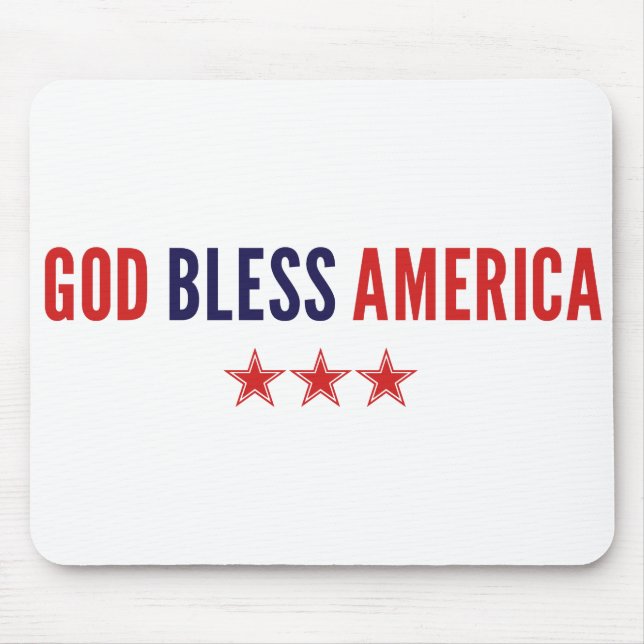 Mousepad América deus abençoe (Frente)