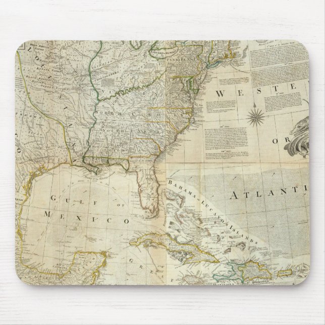 Mousepad América do Norte composta (Frente)