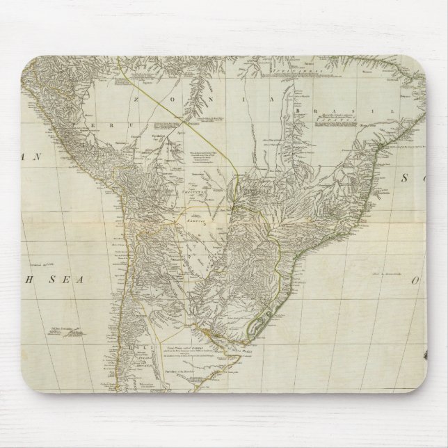 Mousepad América do Sul 2 composta (Frente)