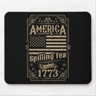 Mousepad América Esmagando Chá Desde 1773 4 De Julho Presen