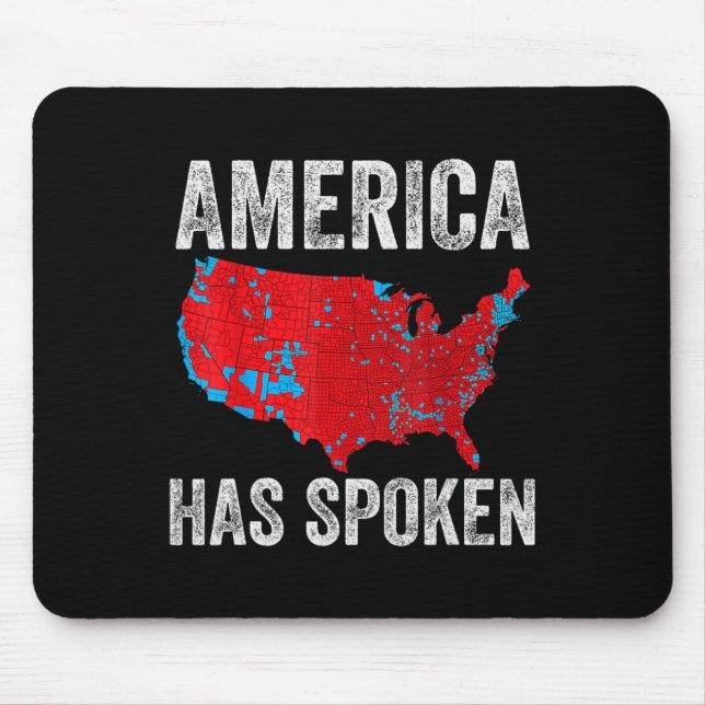 Mousepad América Falou Do Mapa Eleitoral De 2024, Você Pode (Frente)