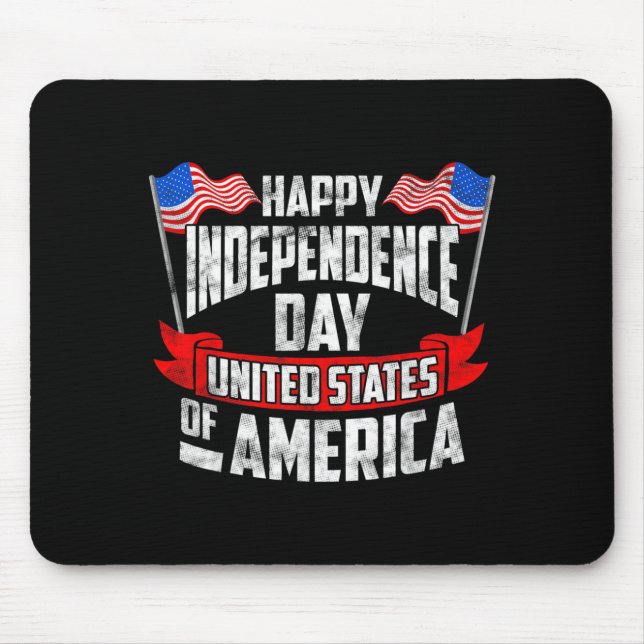 Mousepad América Feliz Dia da Independência (Frente)