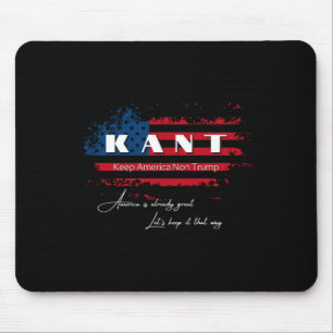 Mousepad América Não Trump Engraçado Anti Trump 2024 Pro De