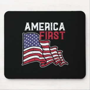 Mousepad America Primeiro Bandeira dos EUA Dia da Memória 4