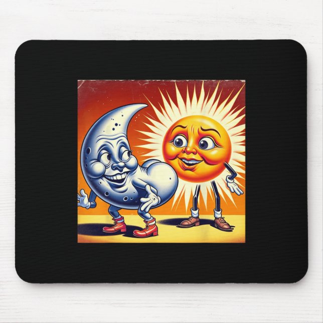 Mousepad América Solar Eclipse 2024 4.08.24 O Sol Tem Moo (Frente)