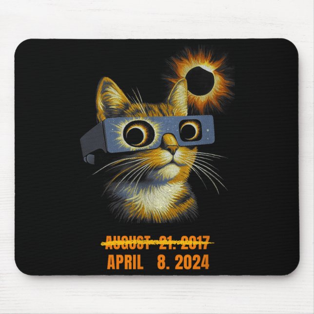 Mousepad America Solar Eclipse Tee Twice In Lifetime Funny  (Frente)