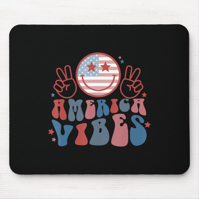 Mousepad America Vibes - 4 de julho (Frente)