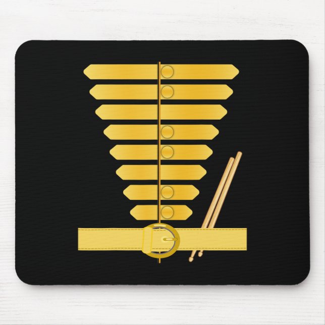 Mousepad American Drum Major Costume Marching Banda Uniform (Frente)