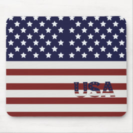 Mousepad American Flag American USA Pattern