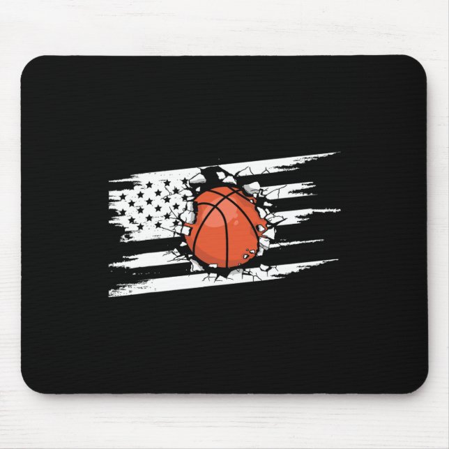 Mousepad American Flag Bysketbyll Roupa - Bysketbyll 1 (Frente)