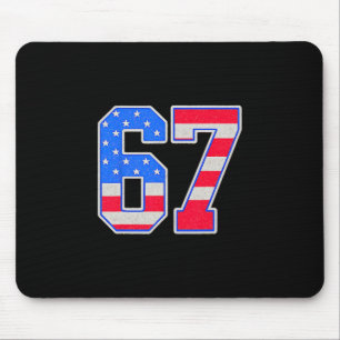 Mousepad American Flage 67 Seis Sete Meme