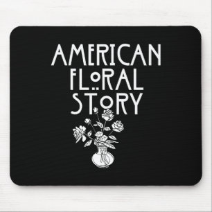 Mousepad American Floral Story Halloween Florist Engraçado 