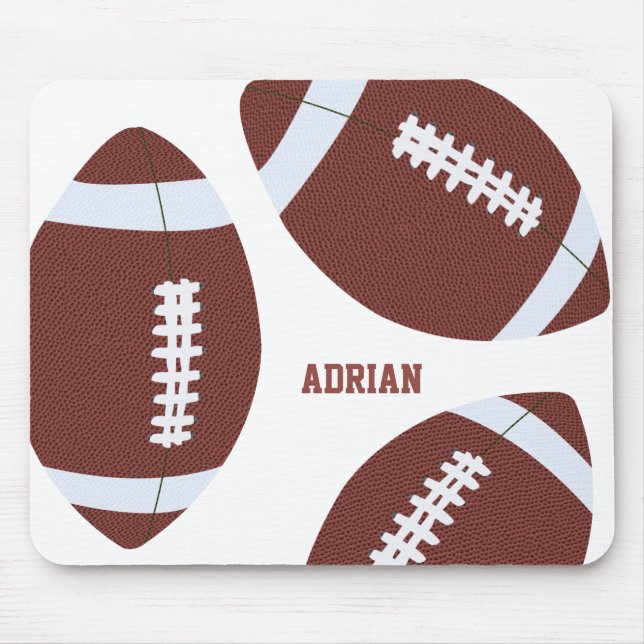 Mousepad American Football Gridiron Ball Personalizado (Frente)