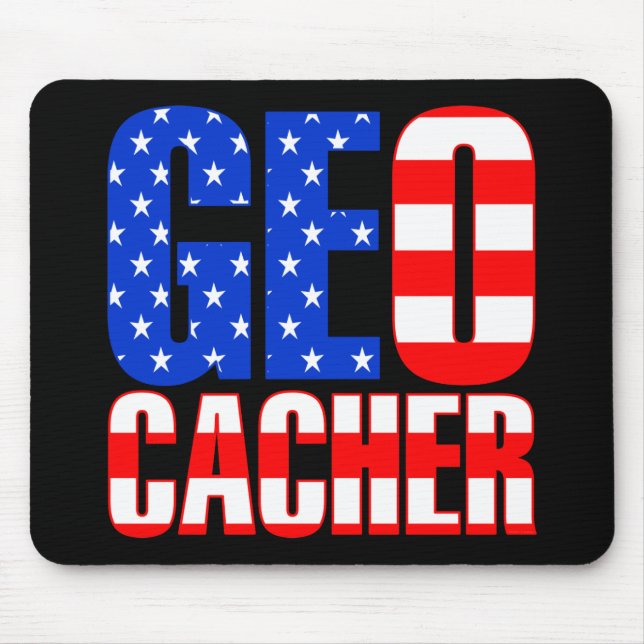 Mousepad American Geocacher (Frente)