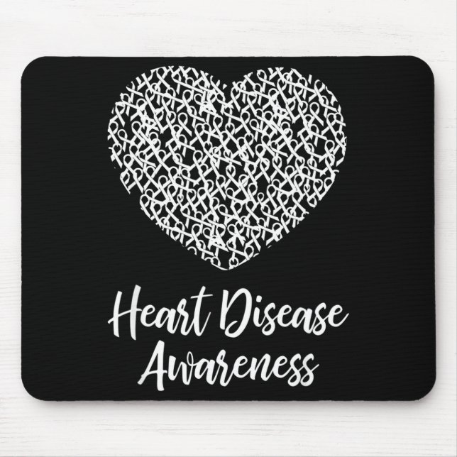 Mousepad American Heart Month Suprt Tees Co Heart Disease A (Frente)