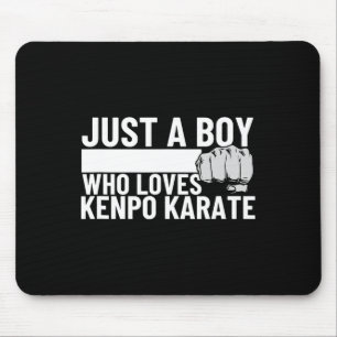 Mousepad American Kenpo Apenas Um Menino Que Ama Kenpo Kara