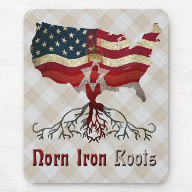Mousepad American Norte Irish Roots Mousemat (Frente)