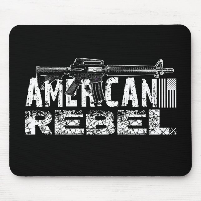Mousepad American Rebel AR-15 (Frente)