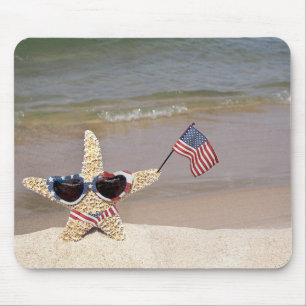 Mousepad American Starfish com bandeira