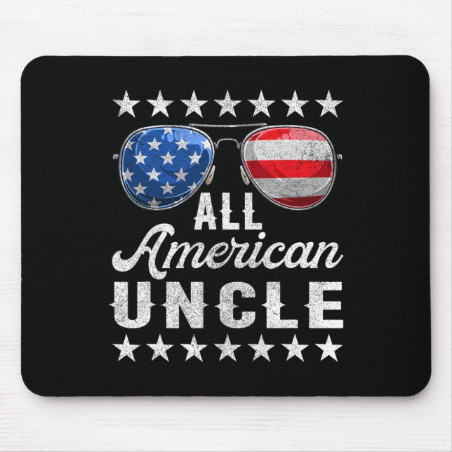 Mousepad American Tio Shirt (Frente)