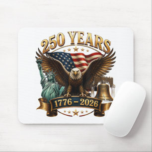 Mousepad Americano 250º Aniversário EUA Patriótico 4 de Jul