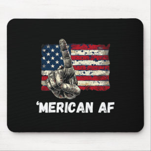 Mousepad Americano Af Flag 4° de julho Patriótico Gif