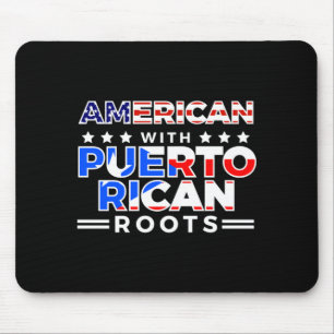 Mousepad Americano Com Raízes Porto-Riquenhas