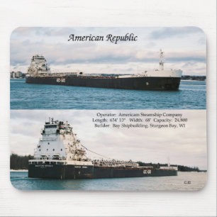 Mousepad americano da república
